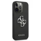 Чехол Guess Saffiano 4G Metal Logo для iPhone 13 Pro / 13, черный