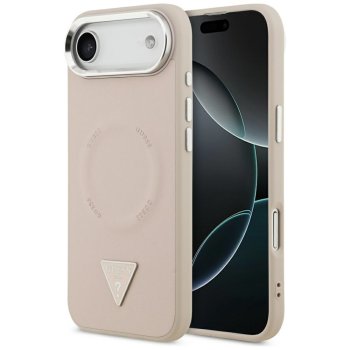 Guess Triangle Logo MagSafe vāciņš iPhone Air, Rozā