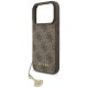 Guess iPhone 17 Pro vāciņš 4G Charms Collection MagSafe, brūns