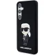 Karl Lagerfeld Samsung Galaxy S24+ vāciņš Silicone Ikonik, melns