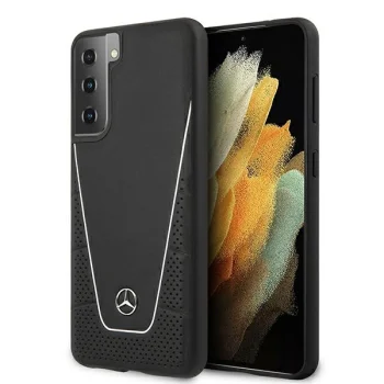 Чехол Mercedes для Samsung Galaxy S21 Dynamic Line, черный