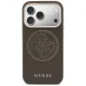 Guess Perforated 4G MagSafe vāciņš Apple iPhone 17 Pro Max, brūns