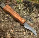 Saliekams Kabatas Nazis Sēņošanai (Sēņu Lasīšanai) ar birsti | Folding Pocket Knife for Mushrooming