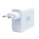 3Mk Protection FlowPower 45W sienas lādētājs, USB-A / USB-C, Balts