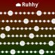 Жемчужная гирлянда для елки Ruhhy 22499 5м, белая