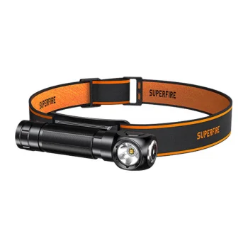 Superfire TH04 2-in-1 Headlamp Flashlight, 600 lm, 150 m