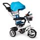 Ecotoys JM-066-9L Tricycle with Swivel Seat and Canopy, Blue