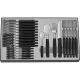 Galda piederumu komplekts Victorinox, 24 daļas, melns