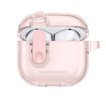 Austiņu maciņš AmazingThing Minimal Case priekš AirPods 4, rozā