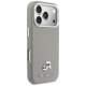 Karl Lagerfeld Karl & Choupette Head Pins Saffiano MagSafe чехол для iPhone 17 Pro Max – серый