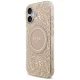 Guess IML Flowers Electro Pearl Strap MagSafe vāciņš iPhone 17 – rozā | Phone Case Cover