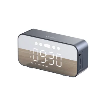 Dudao Y17 Bluetooth колонка с будильником, серебристая