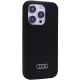 Audi iPhone 15 Pro Max vāciņš Silicone, melns