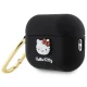 Чехол Hello Kitty Silicone 3D Kitty Head для Apple AirPods Pro 2 (2022/2023), черный
