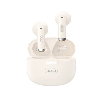 Bezvadu austiņas XO G50 TWS, Bluetooth 5.4, bēšas