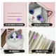 Nimmy 2in1 piezīmju grāmatiņa + pildspalva rozā Big Eyed Pet 2.0 Kaķis komplekts | Notebook Pen Pink Cat Set