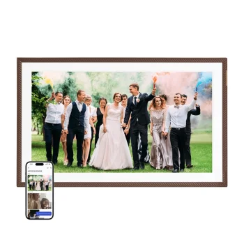 Digitālais foto rāmis Arzopa D156 15,6" Full HD Wi-Fi 32GB, tumši brūns