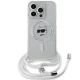 Karl Lagerfeld iPhone 14 Pro Max vāciņš IML Choupette Head & Cord MagSafe, caurspīdīgs