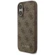 Чехол Guess 4G Classic для iPhone 17, коричневый