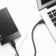 Ugreen US184 USB-A 3.0 uz USB-C kabelis, 3A, 1m, Melns