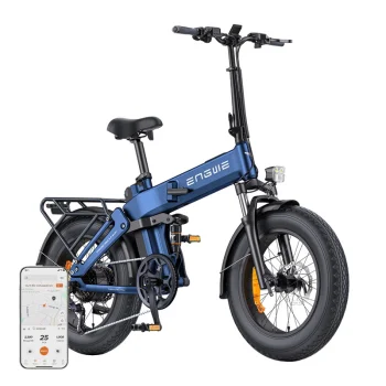 ENGWE Engine Pro 3.0 Boost 250W 20" saliekams elektriskais velosipēds, zils