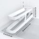 Egg Storage Dispenser Container, White