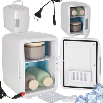 Автомобильный мини холодильник 4л с функцией подогрева и...