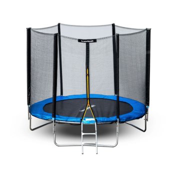 Bauerkraft Garden Trampoline with Outer Net and Ladder, 304-312 cm