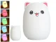 Bērnu Silikona Nakts LED RGB Gaismas Lampa, Kaķis | Kid\'s Silicone Night Light Lamp