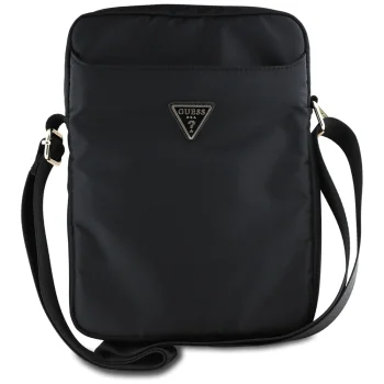 Сумка Guess Nylon Triangle Logo для устройств 10", черная