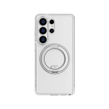 AmazingThing Titan Pro MagSpin vāciņš priekš Samsung Galaxy S26 Ultra, caurspīdīgs