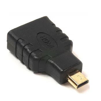 HDMI uz Micro HDMI adapteris Digitālais Audio Video Melns