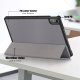 Lenovo Tab P11 Gen 2 (TB350FU) Trifold Stand PU Leather Hard Protective Cover Case, Gray | Planšetes Vāciņš...
