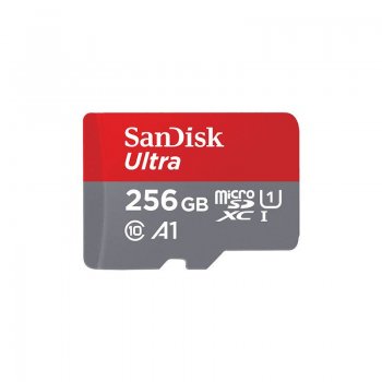 Memory card SanDisk Ultra Android microSDXC 256GB 120MB/s A1 Cl.10 UHS-I (SDSQUA4-256G-GN6MA)