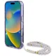 Guess Palm Trees Triangle Pearl Strap MagSafe Maciņš ar MagSafe iPhone 16 Pro Max, violets | Phone Case Cover
