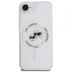 Karl Lagerfeld IML Metal Karl & Choupette Heads MagSafe iPhone 16e vāciņš, balts