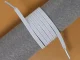 Elastīgas apavu šņores bez siešanas 100cm, baltas (2 gab.)