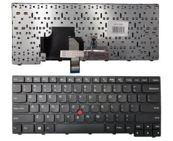 Клавиатура Lenovo ThinkPad T440 / T450 / E431 с рамкой и TrackPoint, черная