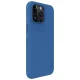 Усиленный чехол Nillkin Super Frosted Shield Pro для iPhone 15 Max - синий