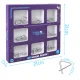 Metal Wire Puzzles, 8-Piece Brain Teaser Logic Puzzle Set