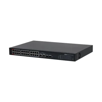 PoE коммутатор 24 порта 100Mbps + 2G Uplink S4101-24ET2GF-360-C