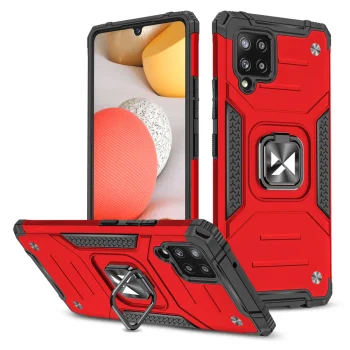 Чехол Wozinsky Ring Armor для Samsung Galaxy A42 5G с кольцом-подставкой, красный
