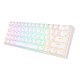 Mechanical keyboard Royal Kludge RK61 RGB, red switch (white)