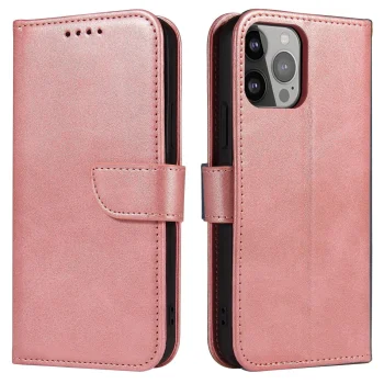 Magnet Case чехол-книжка для Samsung Galaxy S23+ с кошельком Розовый