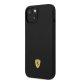 Ferrari Silicone Metal Logo MagSafe vāciņš iPhone 14 6.1\" Black