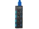 USB Hub 4x USB 3.0 with Switches, Black