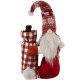 Ruhhy Christmas Gnome with Bottle Cover, White/Red