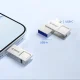 USB-флешка Orico U301 32 ГБ USB-A USB-C USB 3.2 Gen 1, серебристая