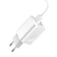 Сетевое зарядное устройство USB Baseus CCALL-BX02 Quick Charge 3.0 24W Белое