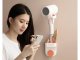 Adjustable Wall Mount Holder for Hair Dryer and Shower Head, White/Orange